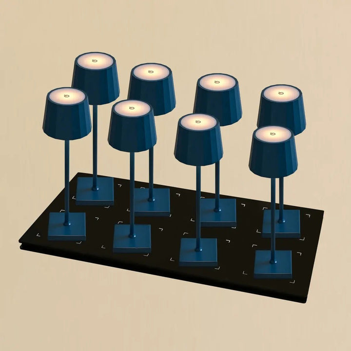 multi chargeur Qi pour restaurants 8 lampes