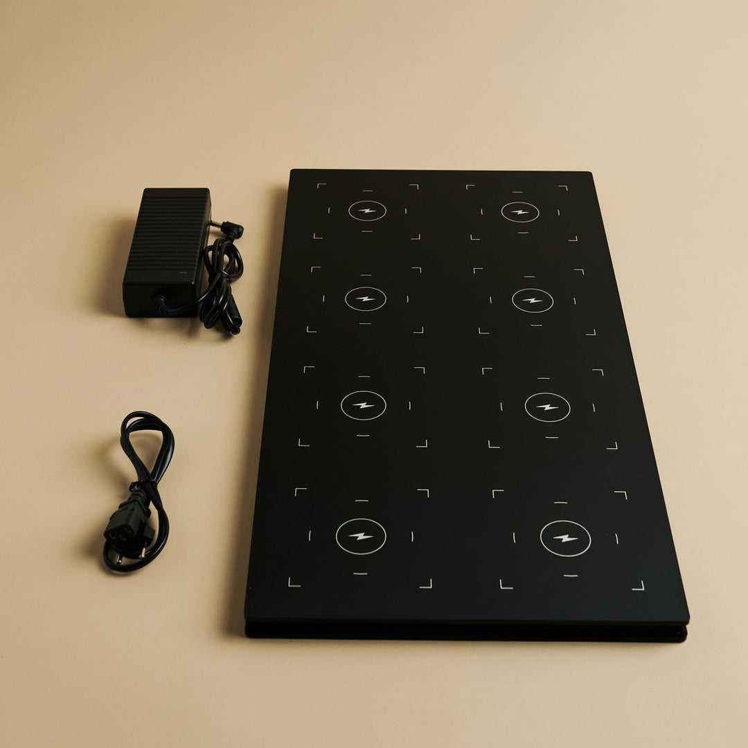 multi charger qi system pour lampes sans fil