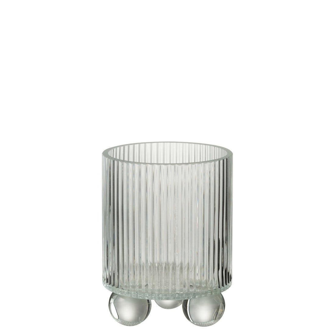 photophore en verre clara j line