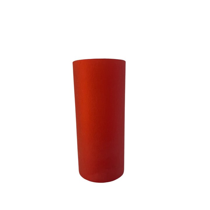 photophore plastique rouge pour bougies à LED