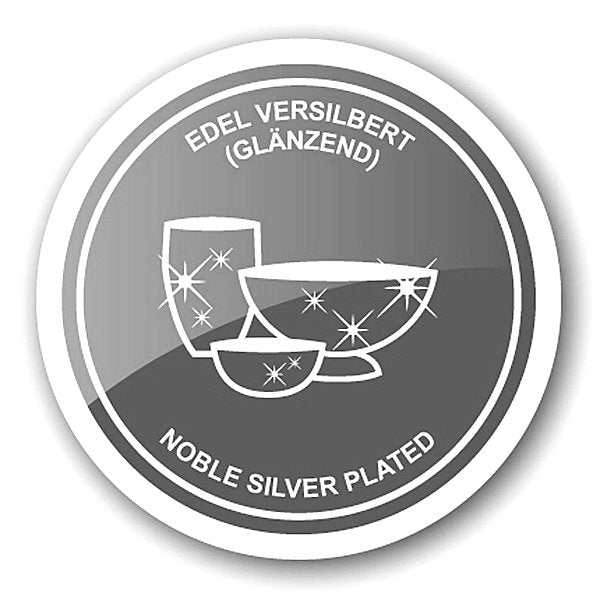 rond serviette plaque argent