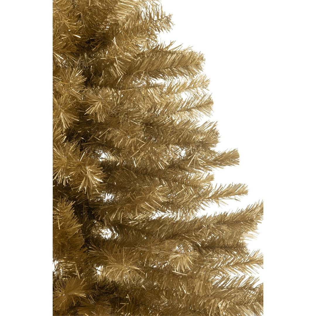 sapin de Noël doré en PVC grand