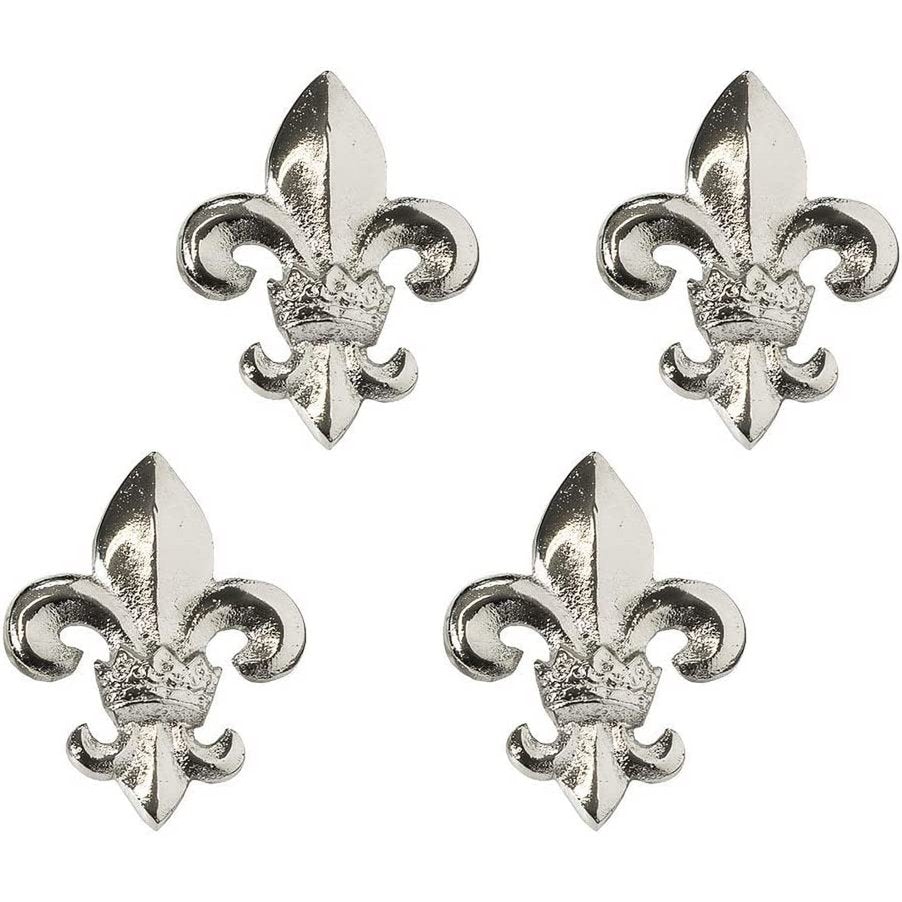 set de 4 broches argentees  pour decoration b