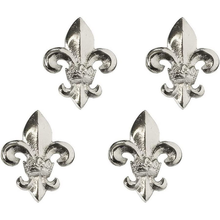 set de 4 broches argentees  pour decoration b