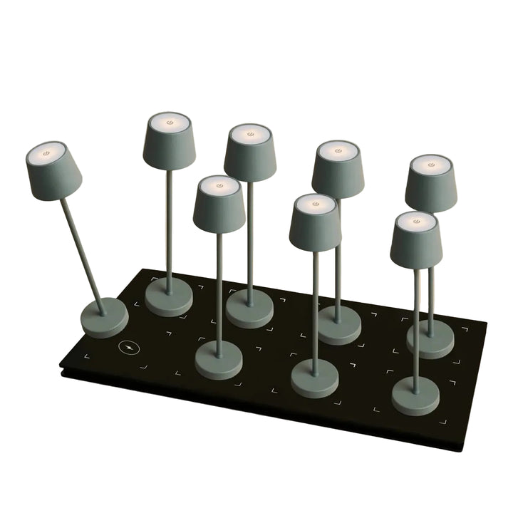 set de 8  lampes rechargeables avec multi chargeur