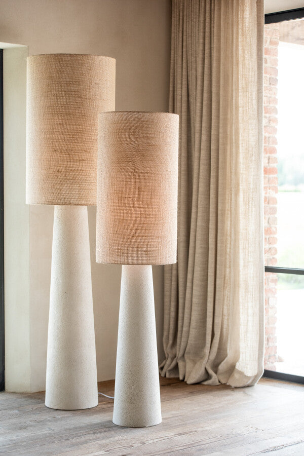 Lampadaire Ava Fibre De Verre/Jute Naturel Large  H168,5 cm