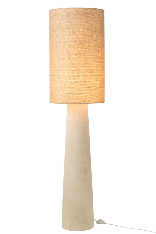 Lampadaire Ava Fibre De Verre/Jute Naturel Large  H168,5 cm