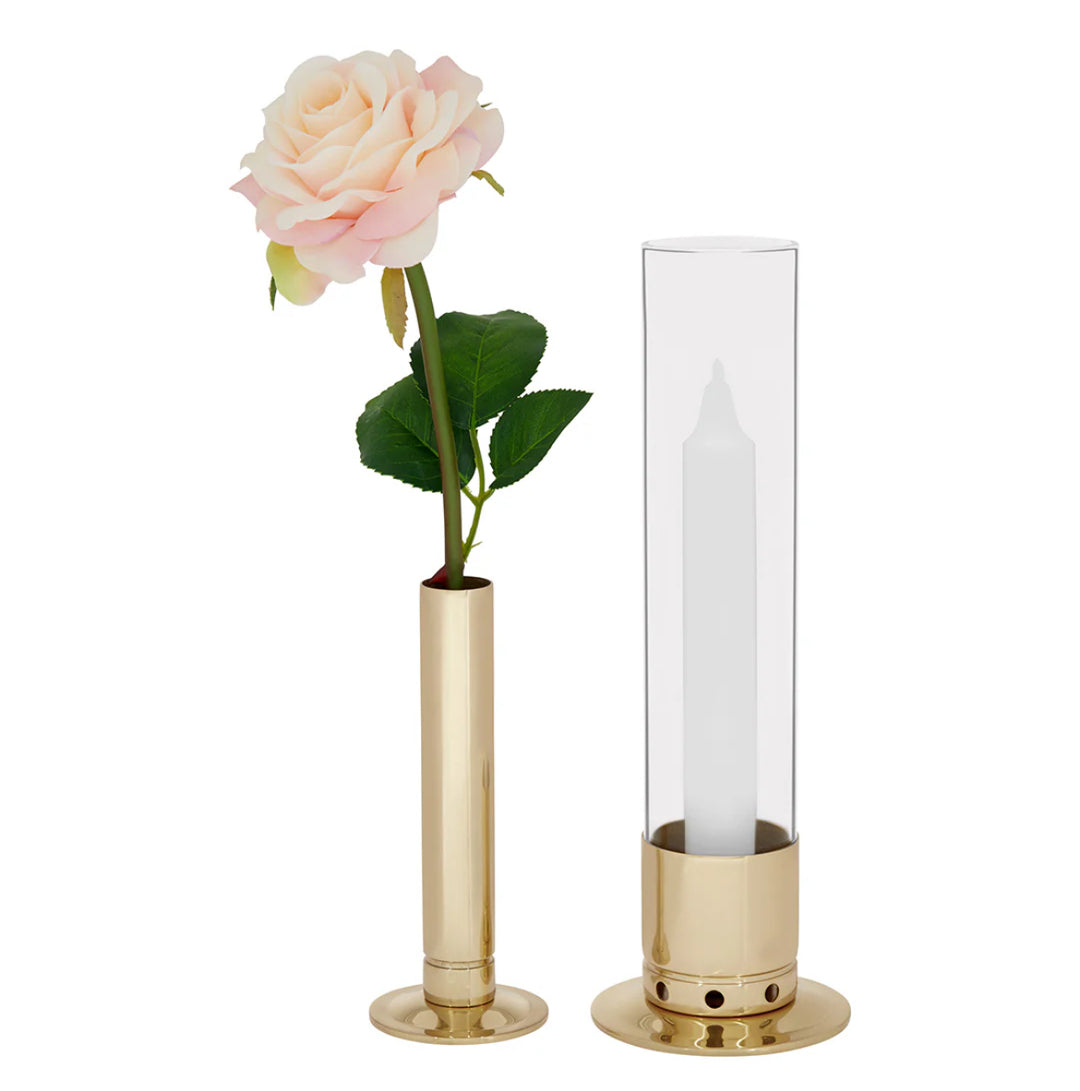 Blooming Vase | Nickelplated Brass